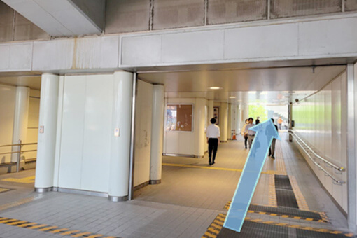 Evolv(エボルブ)武蔵小杉店へはそのままセントラルスポーツまで直進します